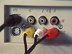 Pnono sockets, etc on the back of a Mac