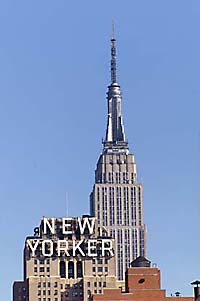Mid-town Manhattan, with the Empire State