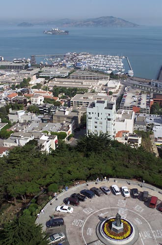 Alcatraz from the Coit Tower